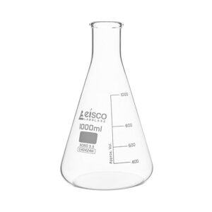 Conical Flasks, Borosilicate 3.3 Glass: Vol. 1000 ML