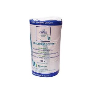 Carex Cotton Wool 500G -White, 6 pcs